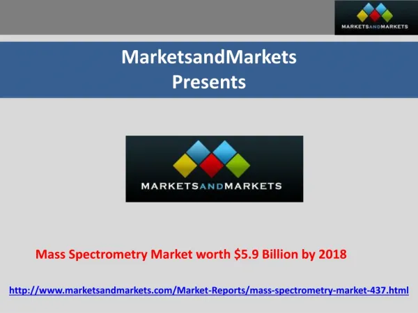 Mass Spectrometry Market expected to reach $5.9 Billion by 2
