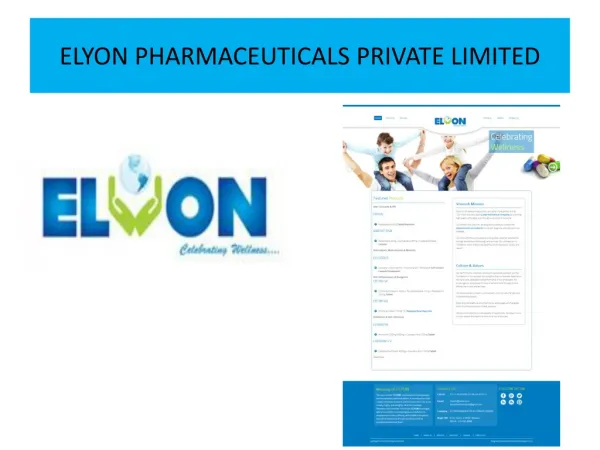 Elyon Pharmaceuticals-Best Pharmaceuticals Product Manufactu