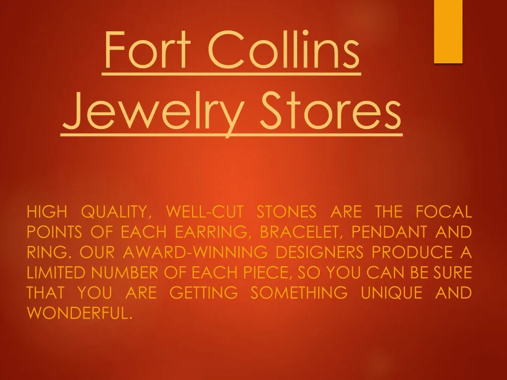 fort collins jewelry stores