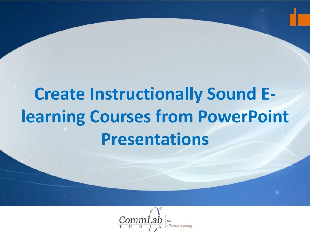 create instructionally sound e learning courses from powerpoint presentations