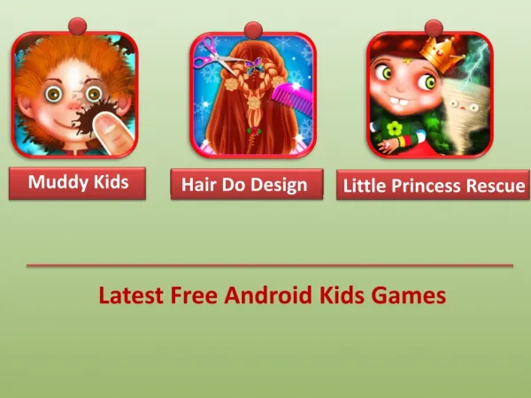 Latest Free Android Kids Games