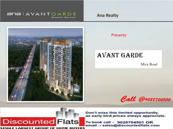 ANA Avant Garde Mira Road Mumbai by ANA Realty