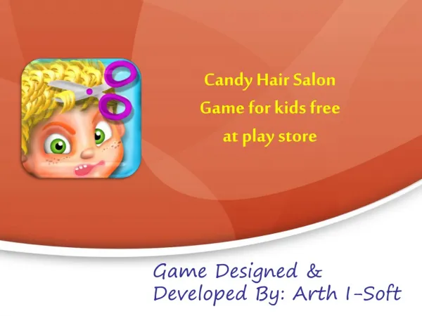 Candy Hair Salon Game for Kids FREE at Play Store