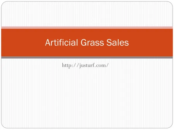 Artificial Grass Sales