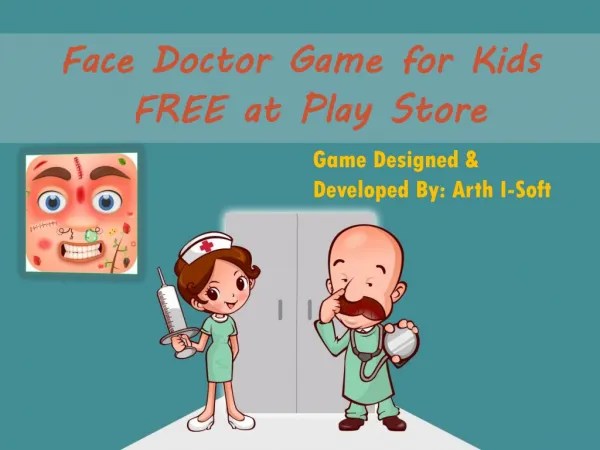 Face doctor game for kids