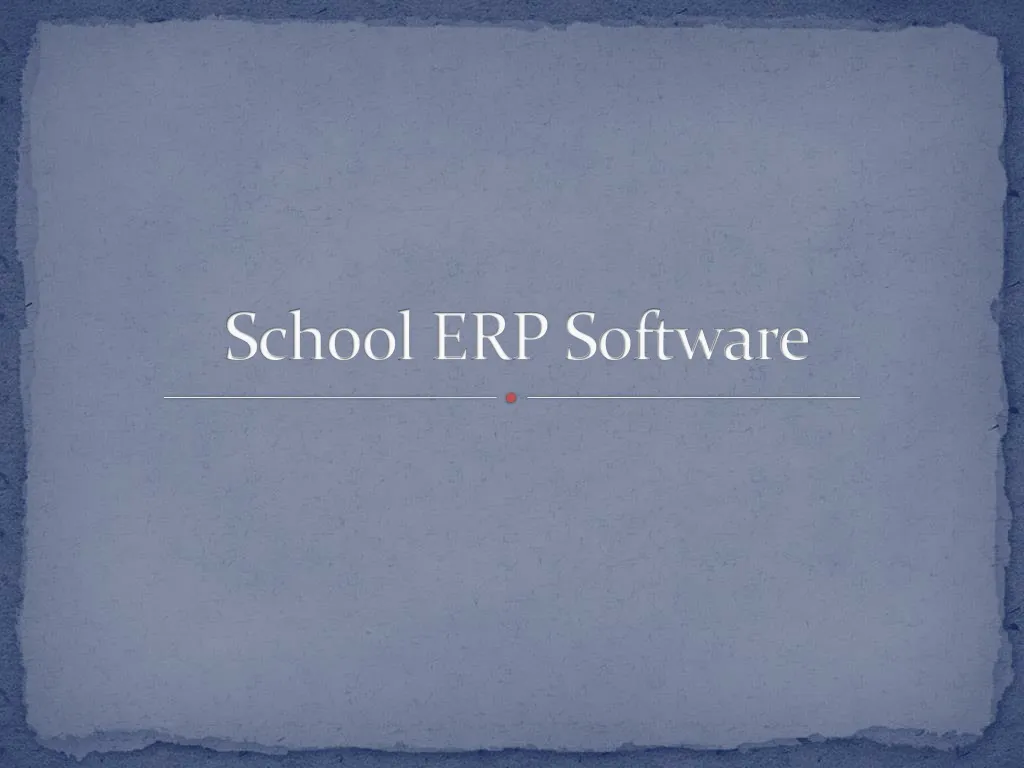 school erp software