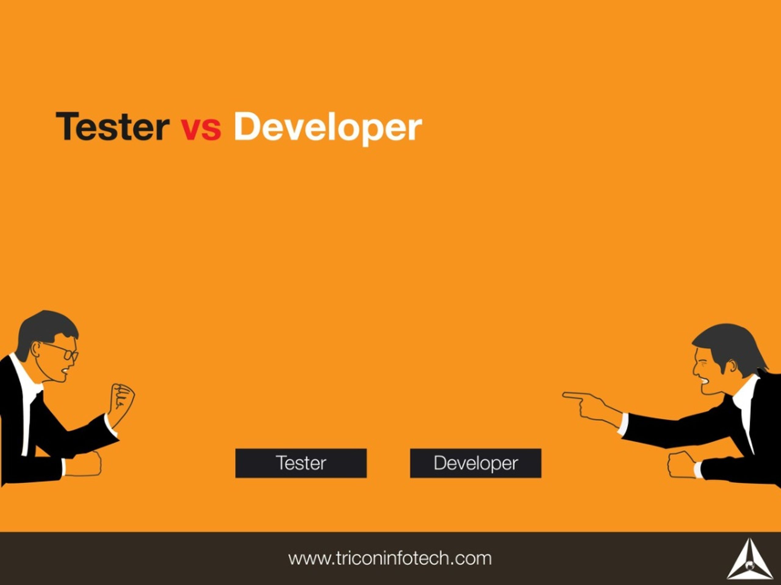 PPT - Tester vs Developer PowerPoint Presentation, free download - ID ...