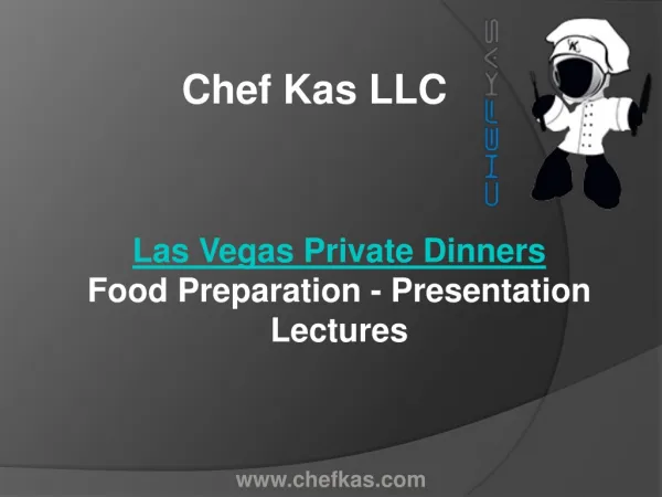Las Vegas Private Dinners | Food Preparation - Presentation