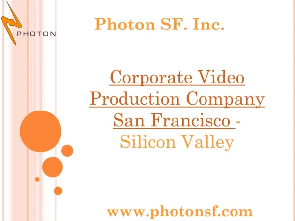 Corporate Video Production Company San Francisco - Silicon V