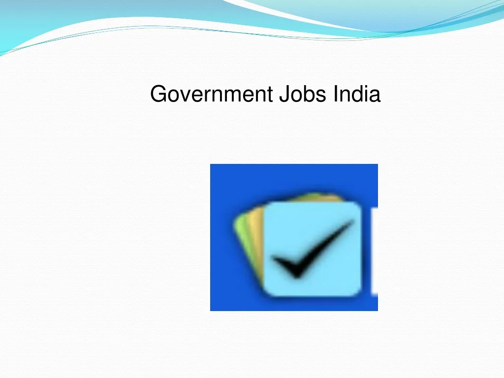 government jobs india