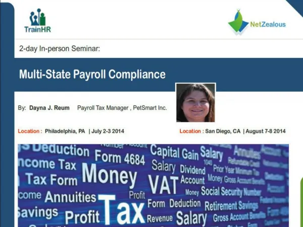 Conference on Multi-State Payroll Compliance - By TrainHR