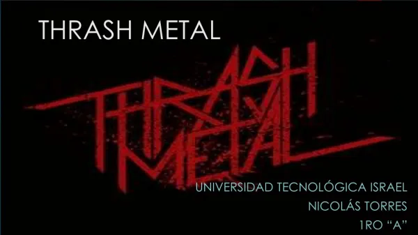 THRASH METAL