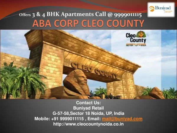 Cleo County - Ultra-Modern Residential Apartments