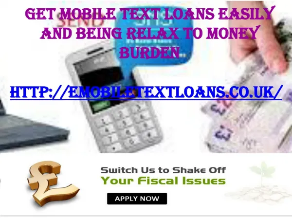 Mobile Text Loans