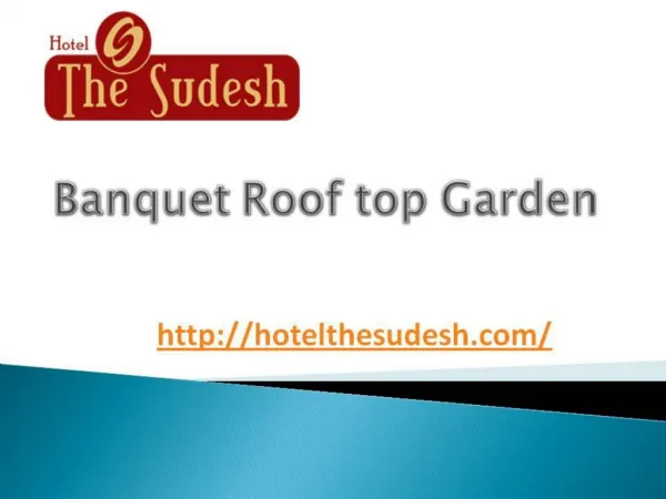 Banquet Roof top Garden || Raipur hotel