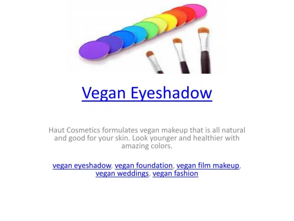 Vegan Eyeshadow