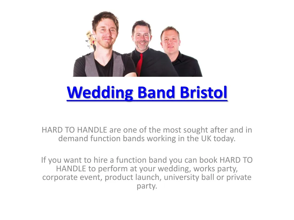 wedding band bristol