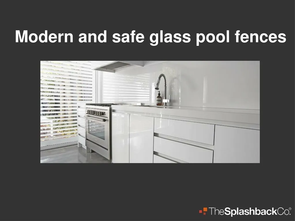 modern and safe glass pool fences
