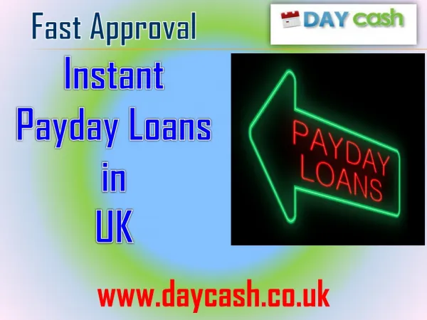 Instant Payday Loans in UK