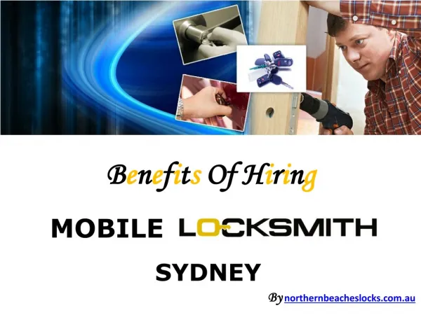 Effective Security System From Mobile Locksmith Sydney