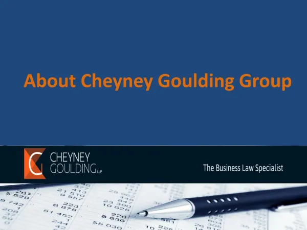 Cheyney Goulding Group