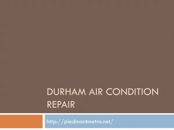Durham Air Condition Repair
