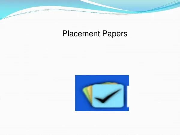 Placement Paper India