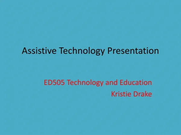 Assistive Technology