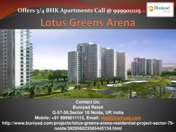 Lotus Greens City | Lotus Greens City Noida | Lotus Greens S