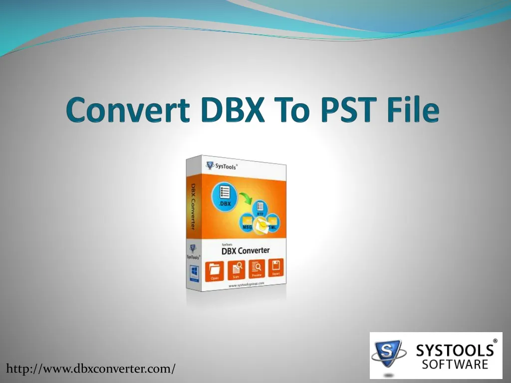 convert dbx to pst file