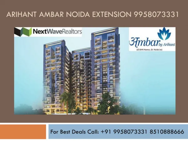 Arihant Ambar Greater Noida Extension