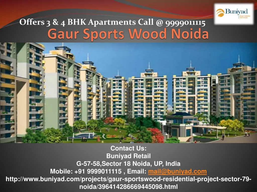 gaur sports wood noida