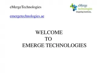 IT System Integrators in Dubai,IT Companies in Dubai - slide 1