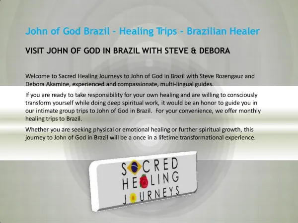 John of God Brazil