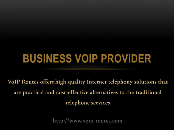 Business VoIP Provider