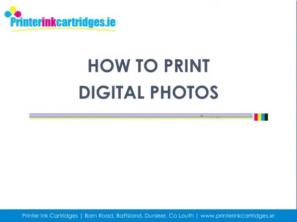 How to Print Digital Photos