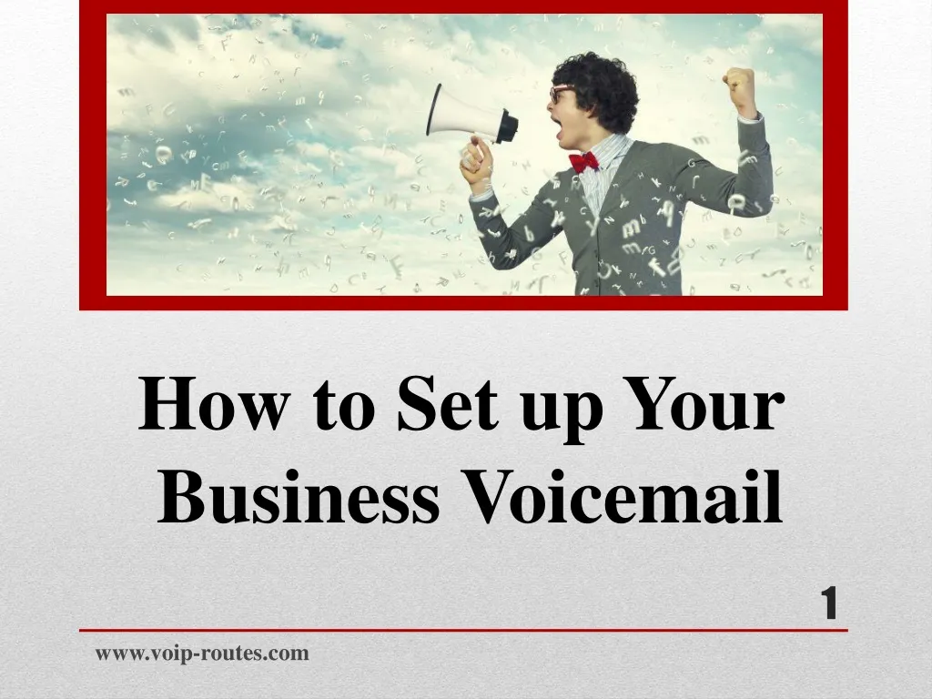 how to set up your business voicemail