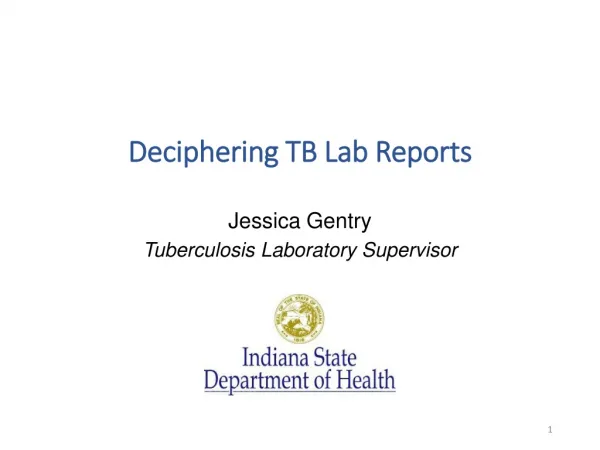Deciphering TB Lab Reports