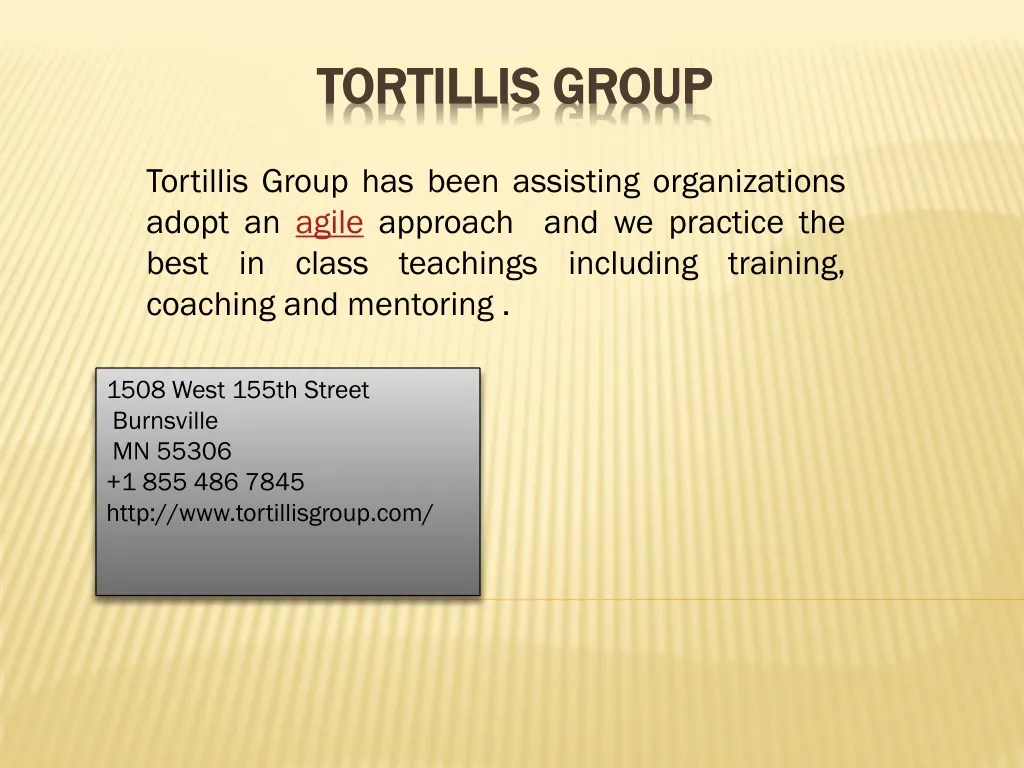 tortillis group