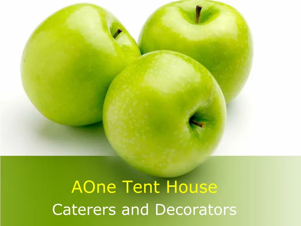 aone tent house caterers and decorators