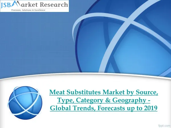 JSB Market Research - Meat Substitutes Market by Source, Typ