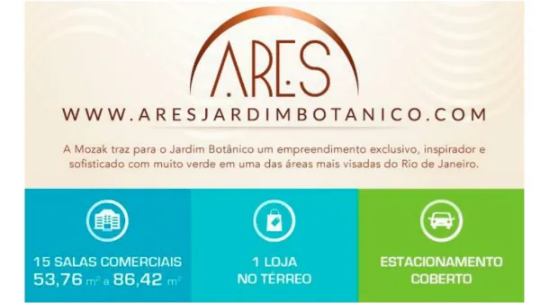 Lojas Salas Comerciais Ares Jardim Botanico (21) 3149-3200