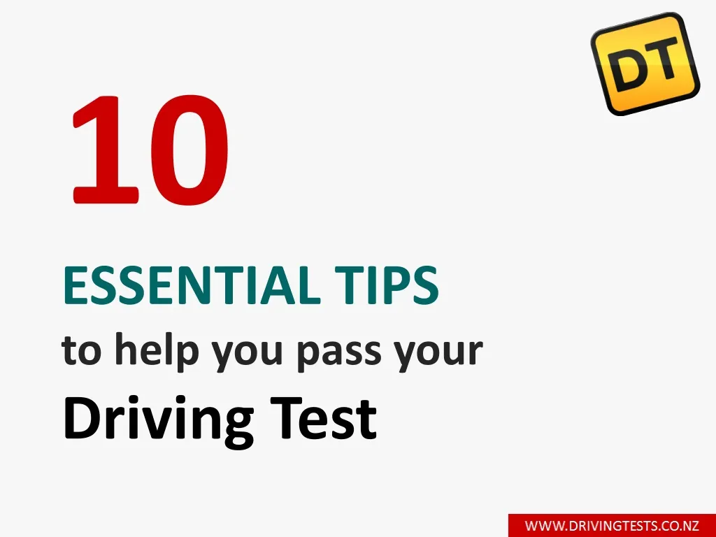 10 essential tips to h elp you pass your driving test