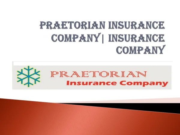 Praetorian Insurance Company – Basic of Car Insurance