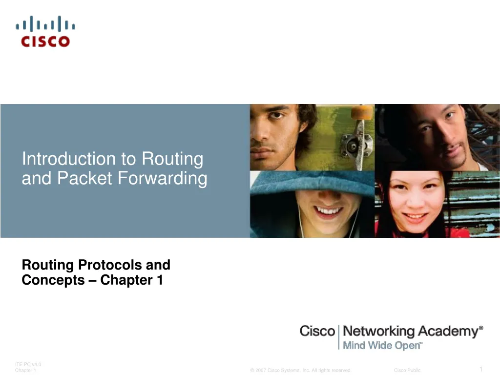 introduction to routing and packet forwarding