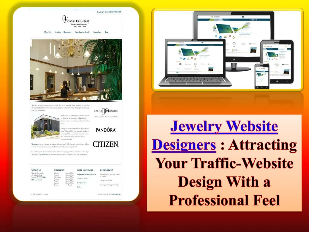 jewelry website designers attracting your traffic