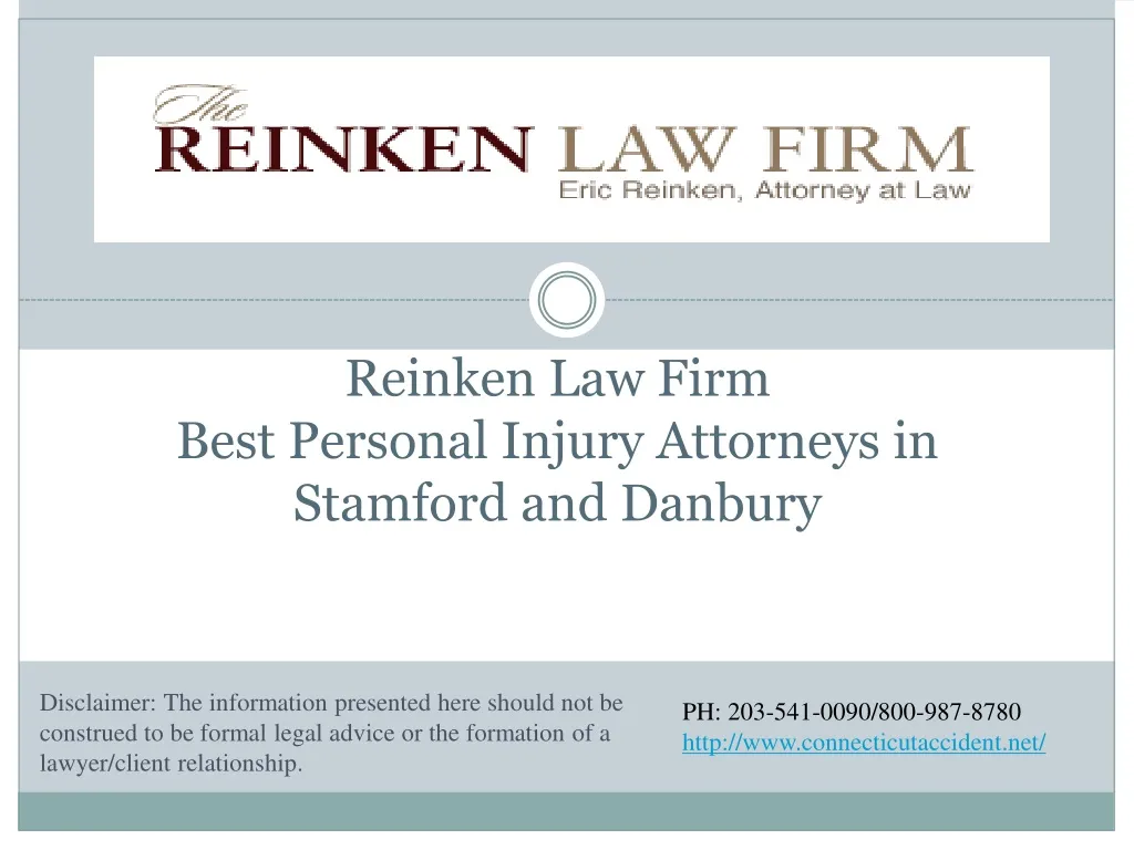 reinken law firm best personal injury attorneys in stamford and danbury