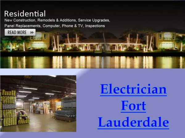 Electrical Contractor Fort Lauderdale