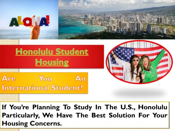 Hawaii Foreign Students