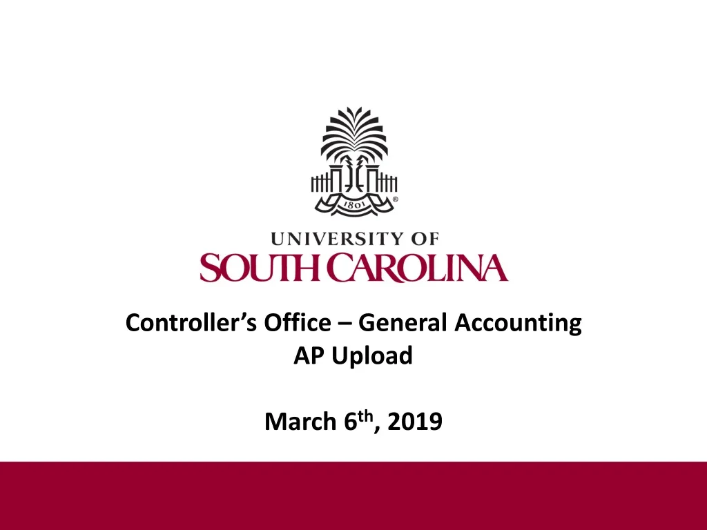 controller s office general accounting ap upload march 6 th 2019
